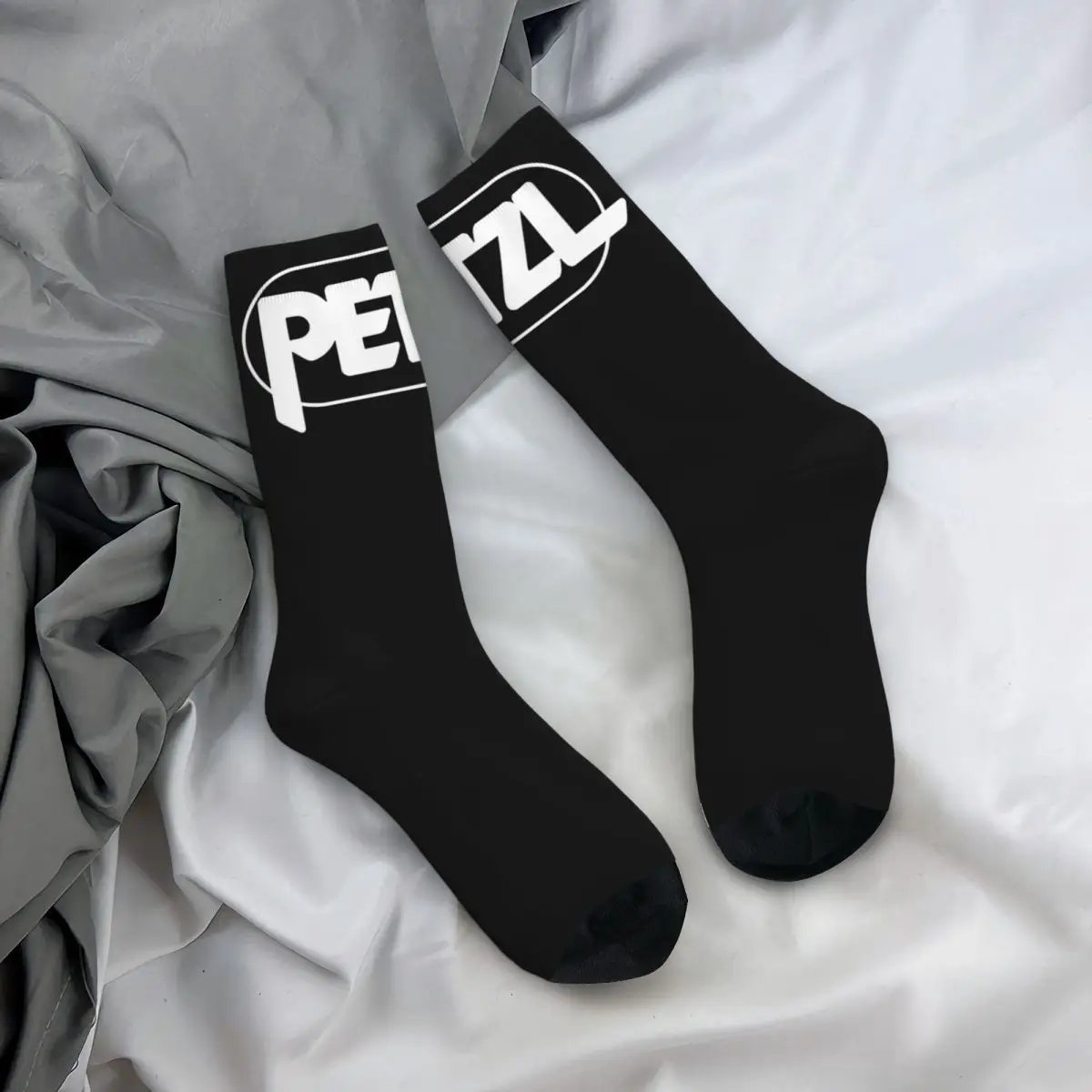 Petzl Logo Socks Fashion Stockings Men Medium Soft Running Sports Socks Spring Pattern Non-Slip Socks