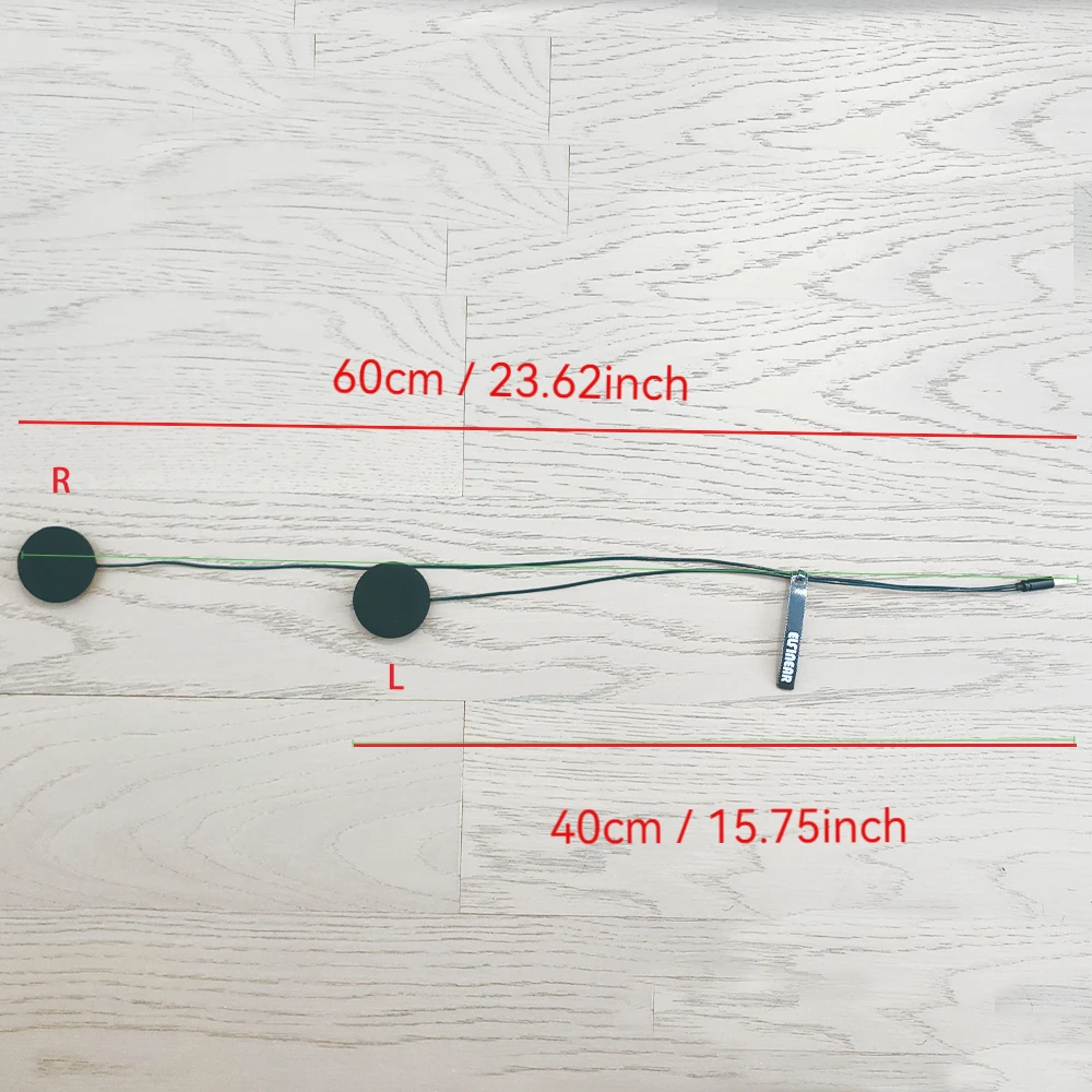 ELFINEAR ACOUSTIX ELITE Altavoz para casco de 45 mm - Ultimate Sound 3,5 mm AUX compatible con comunicaciones Cardo, Sena, Vimoto