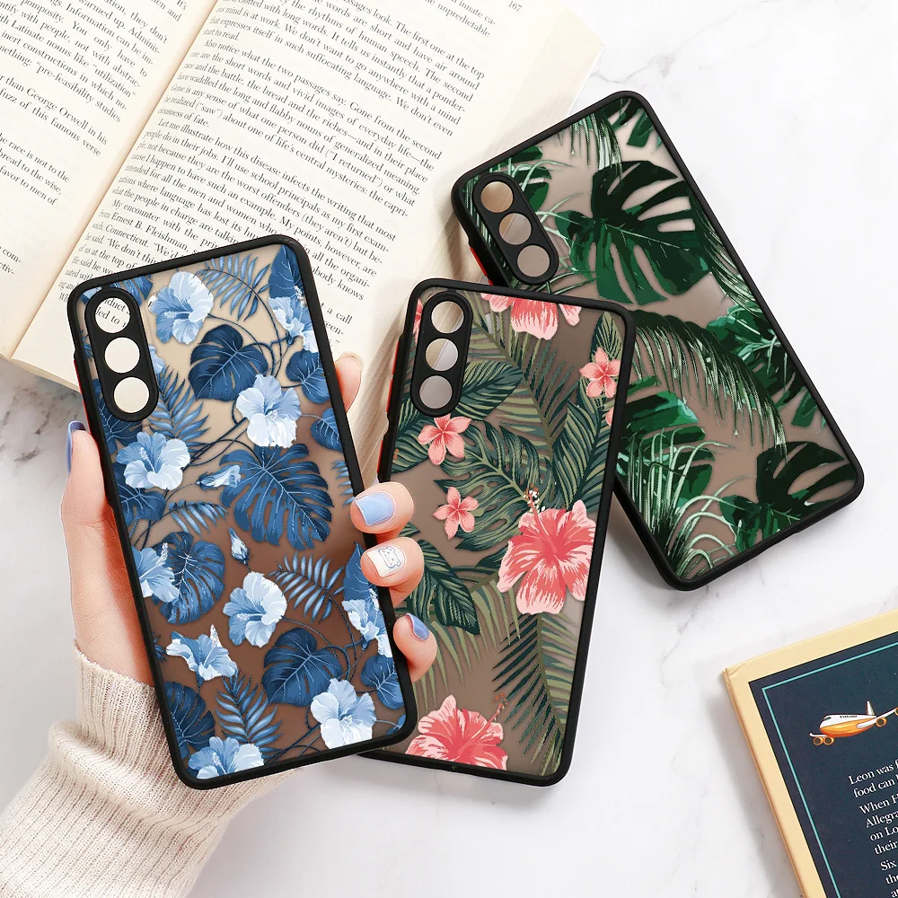 Palm tree Leaves Phone Case For Samsung Galaxy S24 Ultra Case Samsung S23 FE S 23 S22 Ultra S21 S20 S10 S8 Note 20 10 Plus Cover