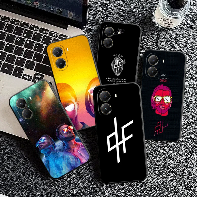 PNL QLF Rapper Singer Soft Phone Case for Xiaomi Poco X7 X8 Pro Max X5 X6 X3 F8 F7 Ultra M8 M7 M6 M5 Redmi 15 15C 14C 13C 12C Sh