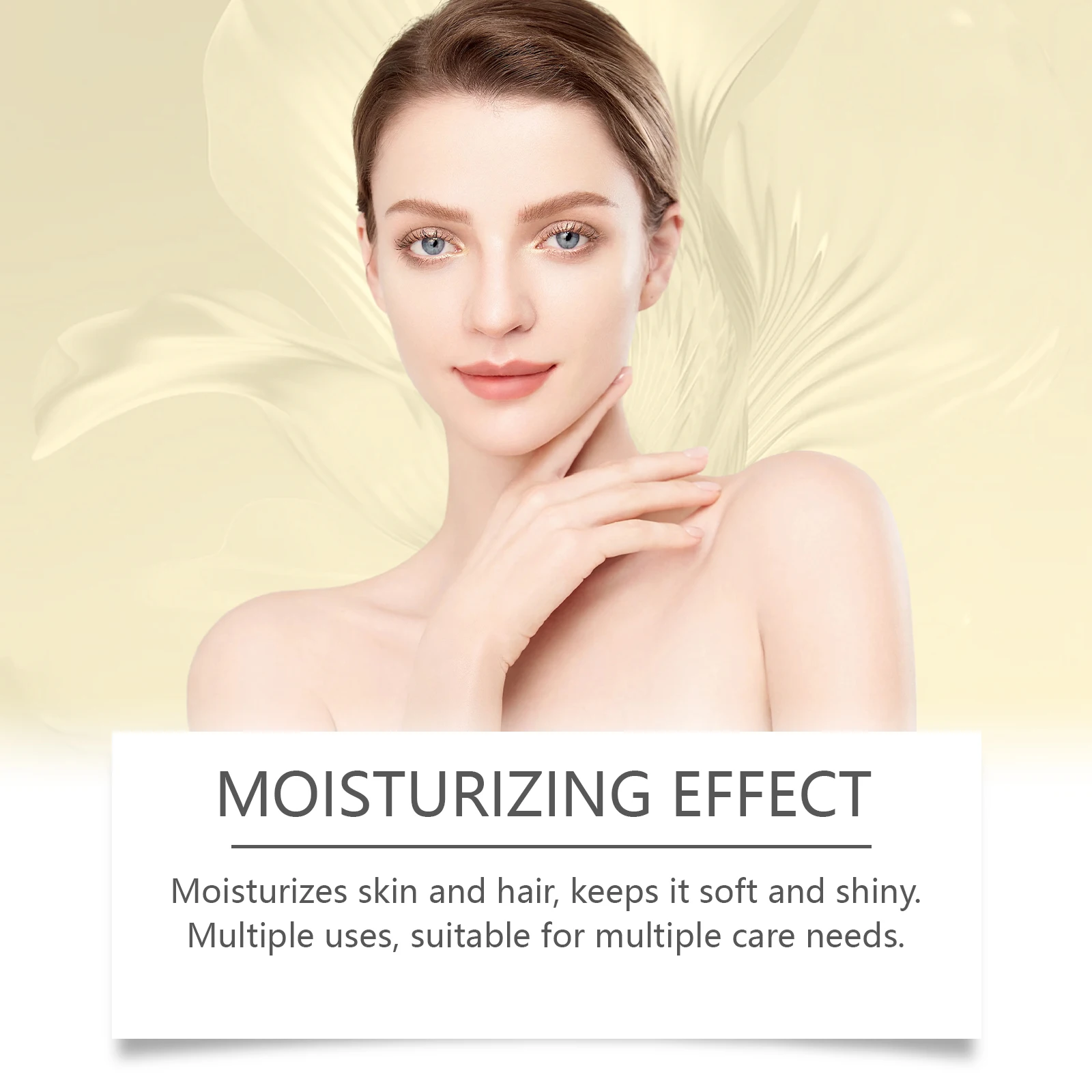 Organic Jojoba Oil Reduce Frizz Split Ends Breakage Nourishing Root Smoothing Hair Essence Shrink Pores Tender Skin Care Serum