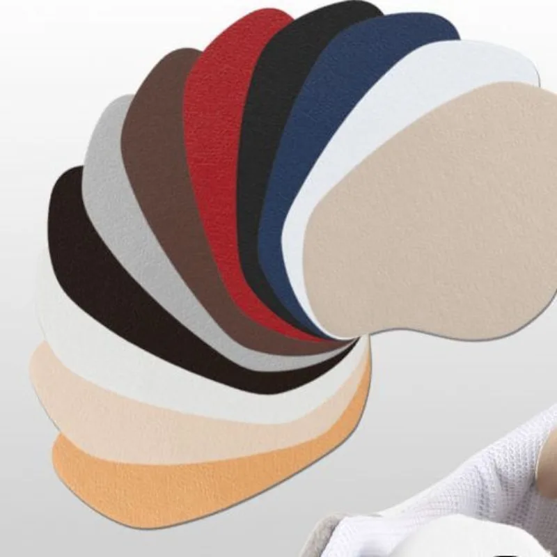 6 Pcs Sneaker Heel Repair Patches Wear-Resistant Shoe Heel Protector Stickers Fix Worn Holes for Sneakers, Leather Shoes