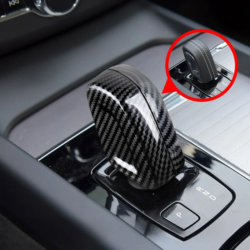 

ABS автомобильная консоль, ручка переключения передач, защитная накладка для Volvo XC40 XC60 XC90 S90 2020-2022, автомобильные аксессуары, накладка переключения передач