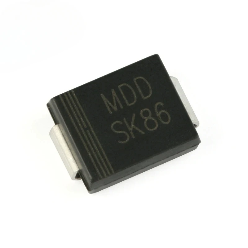 100/10 個 SS86 SMC SK86 SK84C SMD SS860 DO-214AB 60 V/8A ショットキーダイオード整流器新オリジナル