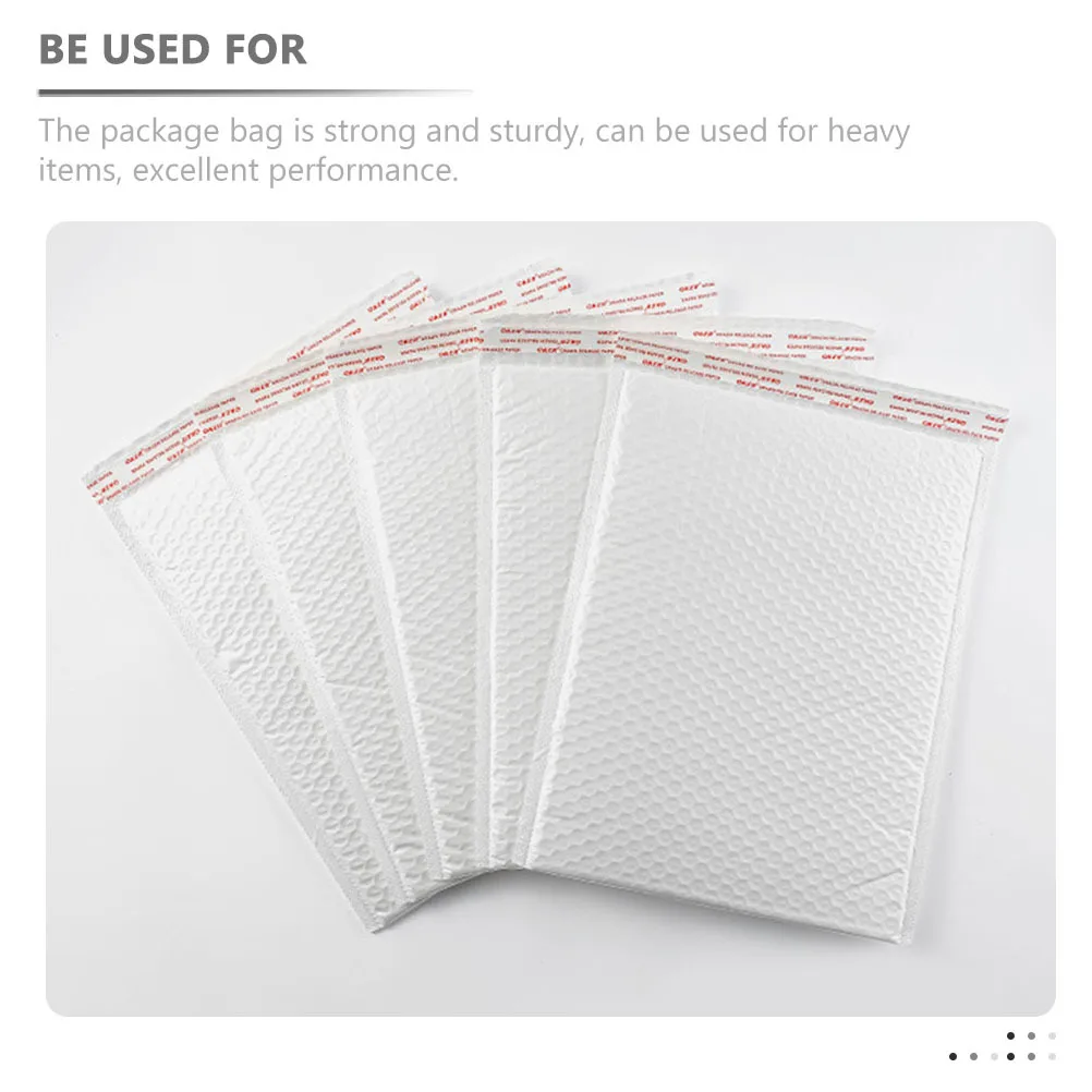 50Pcs Waterproof Bubble Envelopes Unique Design Sealing Function Clothing Shipping Bags Self-Seal Packaging Pouches