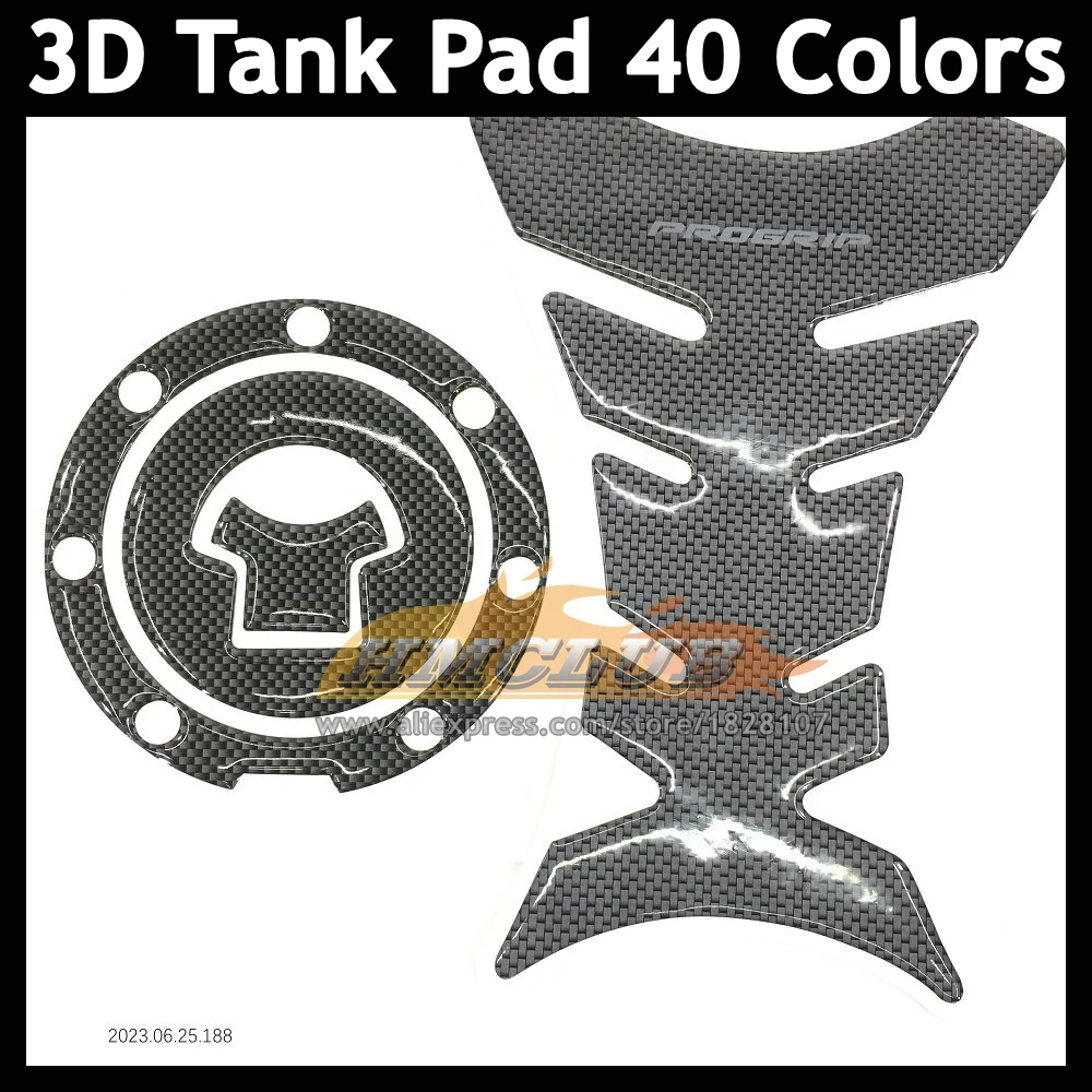 3D Carbon Fiber Tank Pad For HONDA CBR600FS CBR600 CBR 600 F4i CBR600F4i 01 02 03 2001 2002 2003 Gas Tank Cap Protector sticker