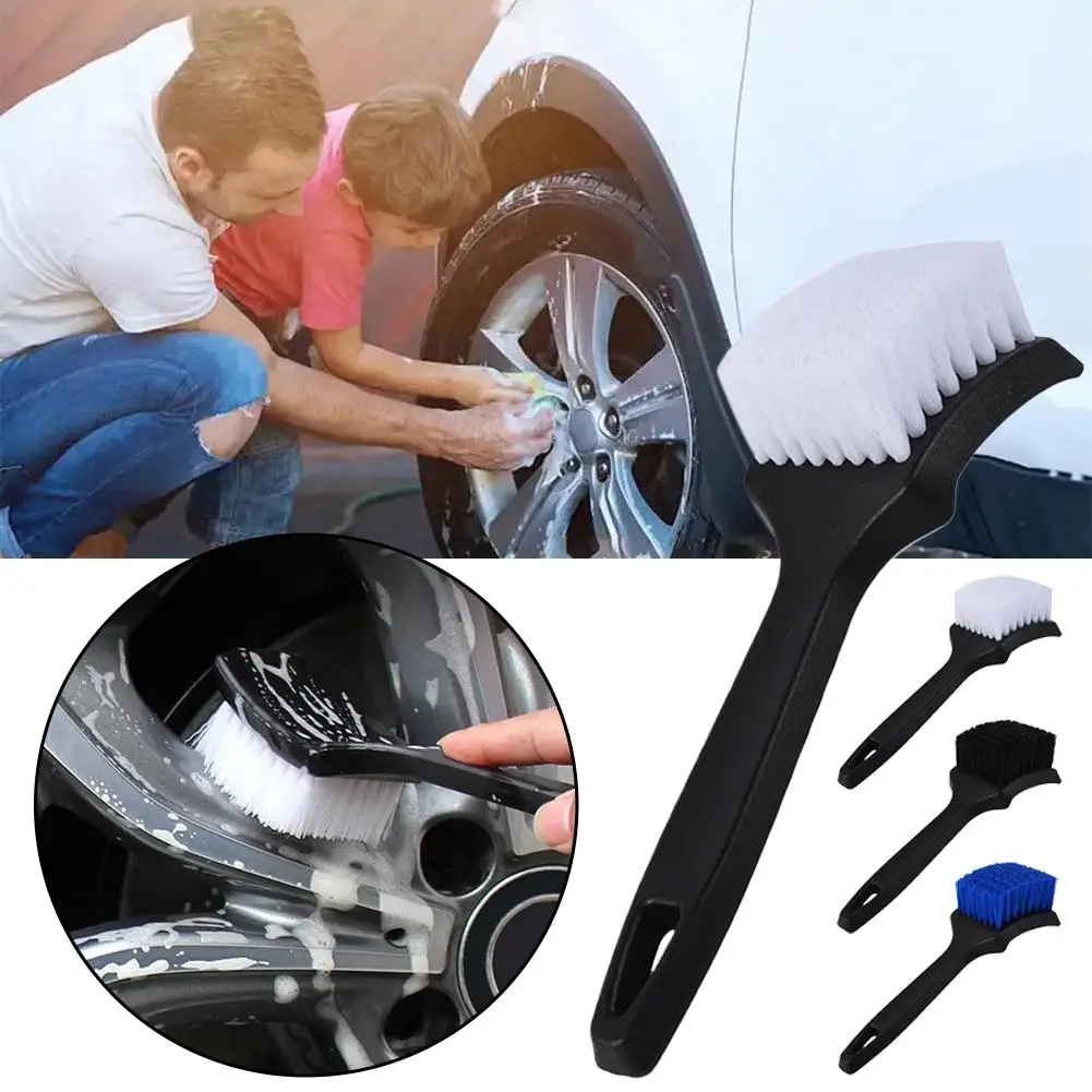 Car Wheel Brush Tire Cleaning Tool - Selective Materials Multi-Style Bristles Tightly Fitted for Car Beauty And Wash