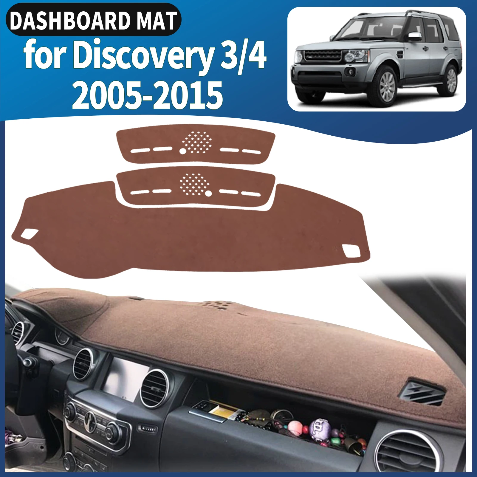 

for Land Rover Discovery 3 4 2005-2015 LR3 LR4 L319 Dashmat Dashboard Cover Pad DashMat Sunshade Accessories Protective Carpet
