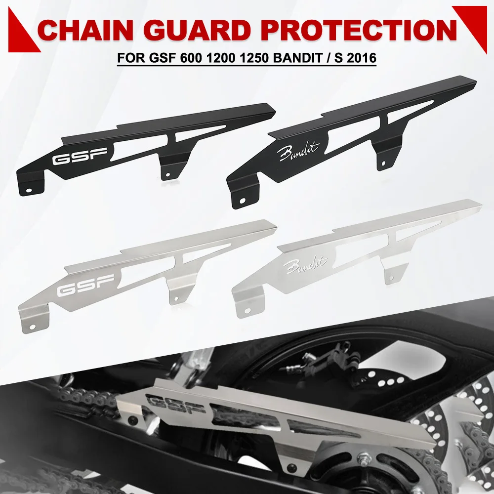 

Motorcycle Chain Guard Protector FOR SUZUKI GSF 600 1200 1250 Bandit / S 2016 Protector Decoration Chain Sprocket Frame Cover