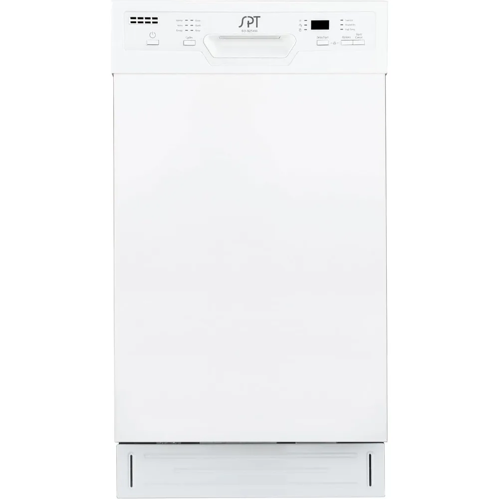 18″ Wide Built-In Dishwasher w/Heated Drying, ENERGY STAR, 6 Wash Programs, 8 Place Settings