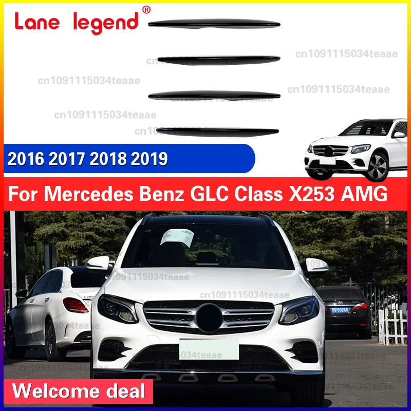 

Applicable to modification for Mercedes Benz GLC X253 GLC260 GLC300 AMG 2016-2019 High Quality front air knife grille