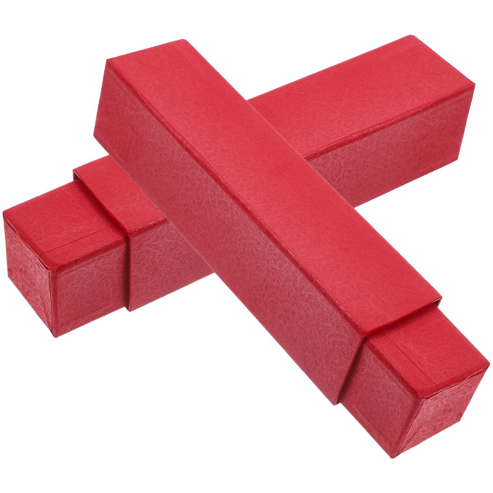 2 Pcs Red Telescopic Poster Tubes 23-38cm Photo Storage Boxes Documents Artwork Paper Drawing Mailing Tubes Storage