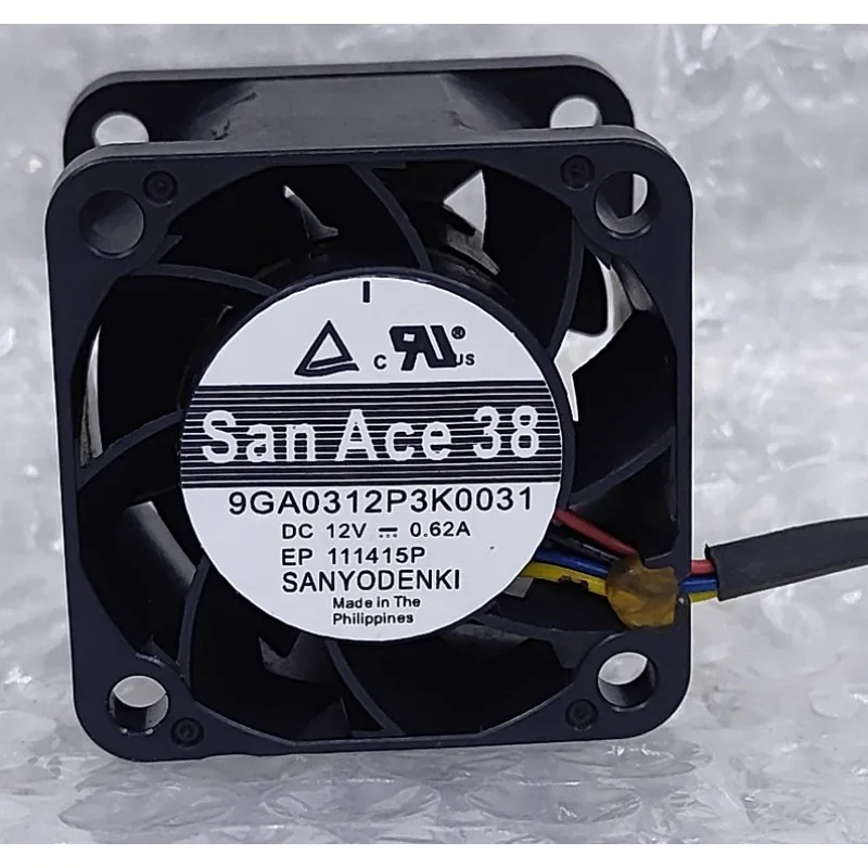 New CPU Cooler Fan for Sanyo 9GA0312P3K0031 12V 0.62A 3828 Violent Cooling Fan