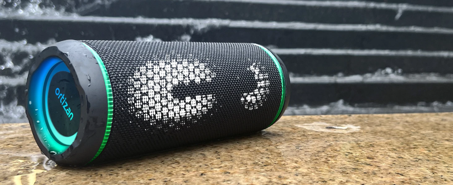 Ortizan X30 Tragbare Bluetooth-Lautsprecher, Bass Boost, 40 W, leistungsstarker kabelloser IPX7-wasserdichter Lautsprecher mit 6600-mAh-Akku, USB/TF/AUX – Detail 5