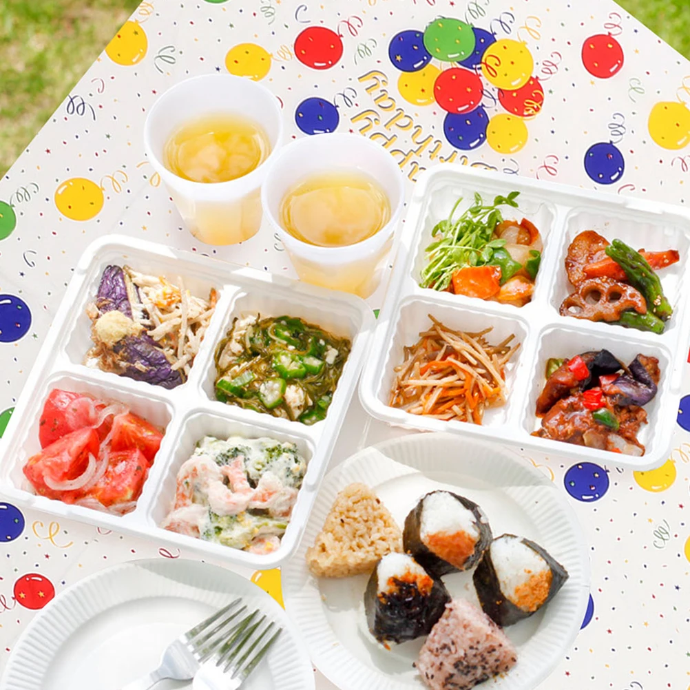 

2pcs Balloon Tablecloth Thickened Plastic Cartoon Print Birthday Party Kids Theme Table Cloth Easy Clean Foldable Design