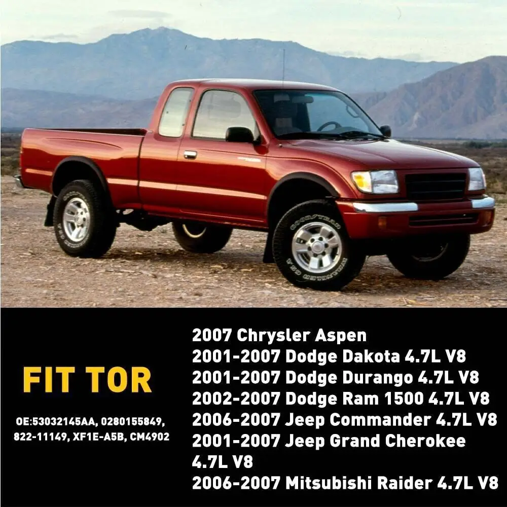 8 Stuks Brandstof Injectoren 0280155849 Voor 01-07 Dodge Dakota Durango Ram 1500 4.7L V8