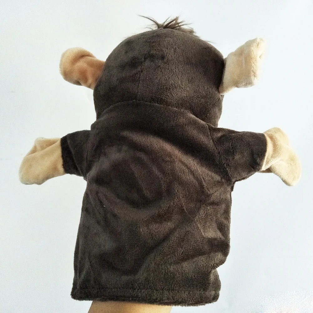 Brinquedo de pelúcia infantil de fantoche de mão de macaco de presente de pelúcia macio