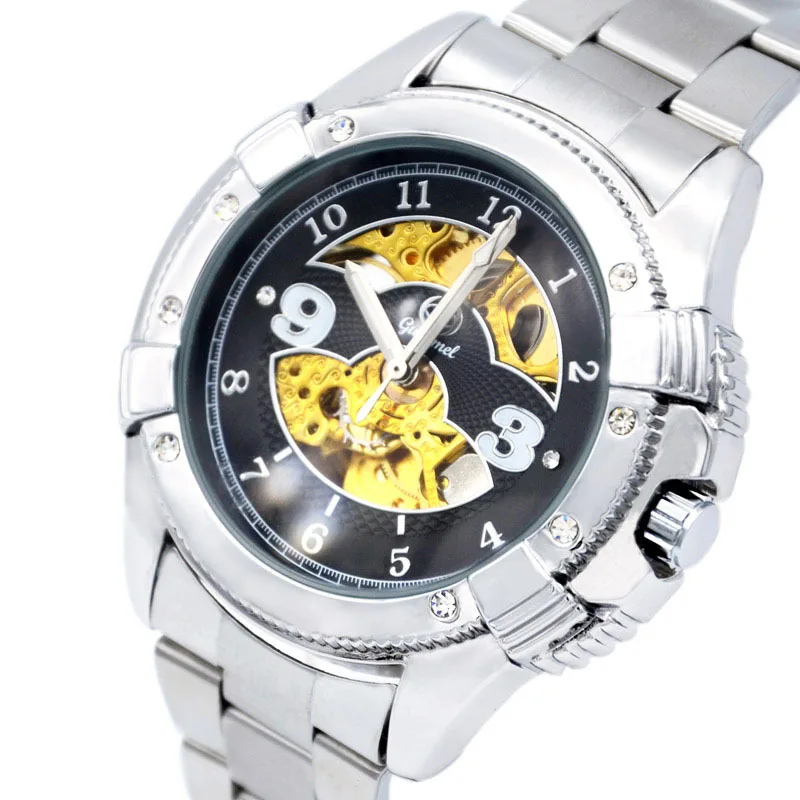 

Ancient camel automatic mechanical men's watch, hollow watch boys fashion diamond belt, automatic mechanical watch wholesale