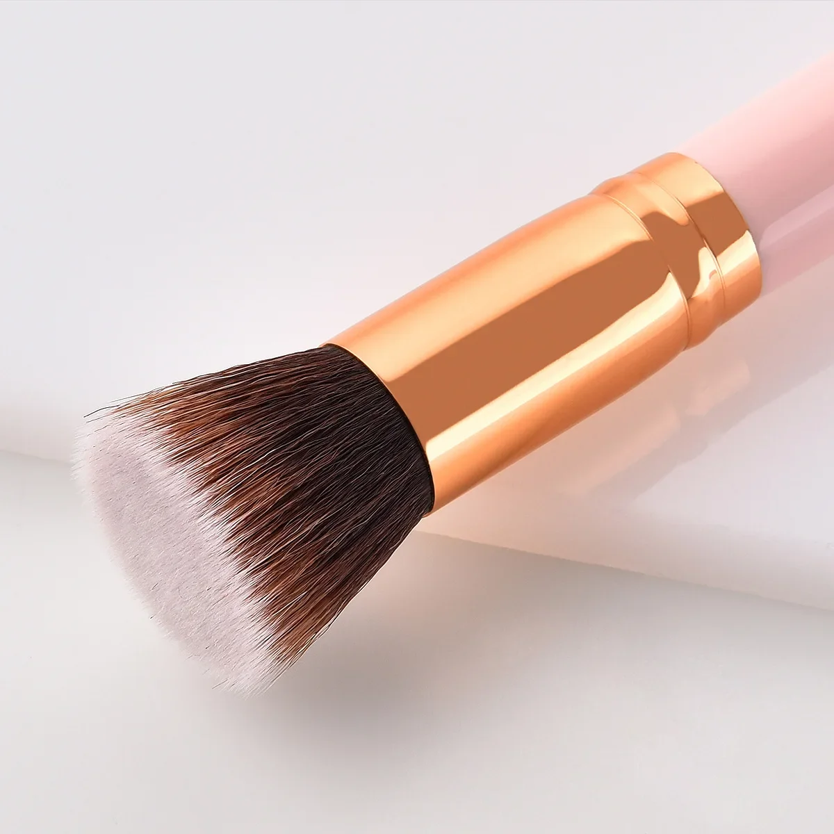 Pink Professional Makeup Brush Natural Goat Wooden Handle Hair Brushes Foundation Powder Contour Eye Shadow Face Make Up Brushes