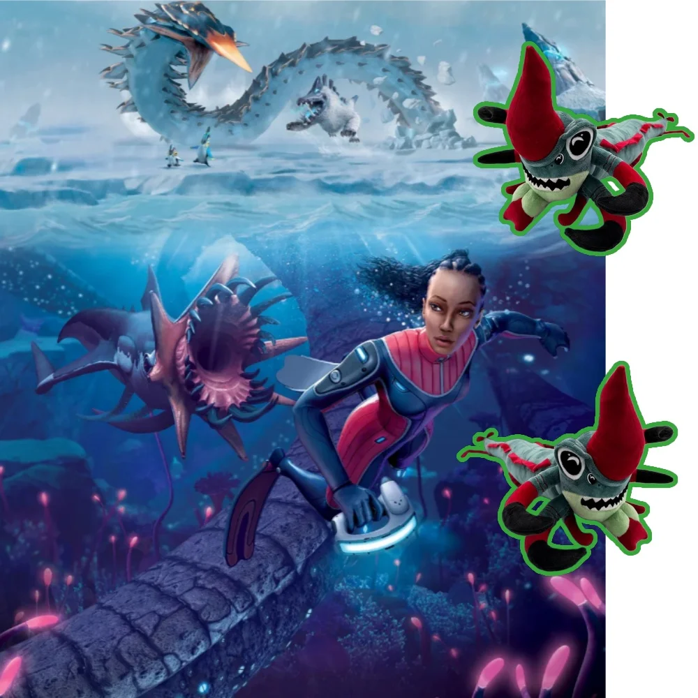 

Subnautica Plush Doll Toy Cartoon Cute Soft Subnautica Death Leviathan Plush Dolls Toy Game Periphery For Kid Christmas Gift
