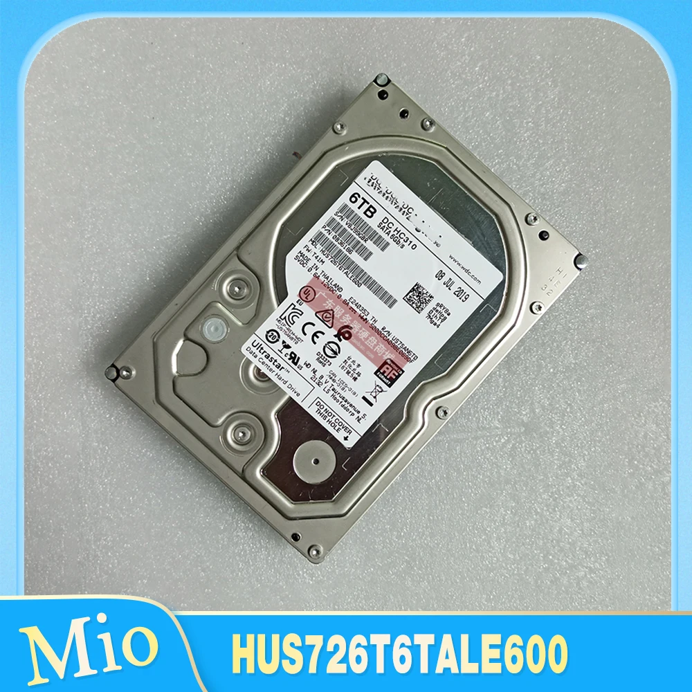 For WD HC310 HUS726T6TALE600 SATA 6Gb Enterprise Hard Disk 6T 3.5