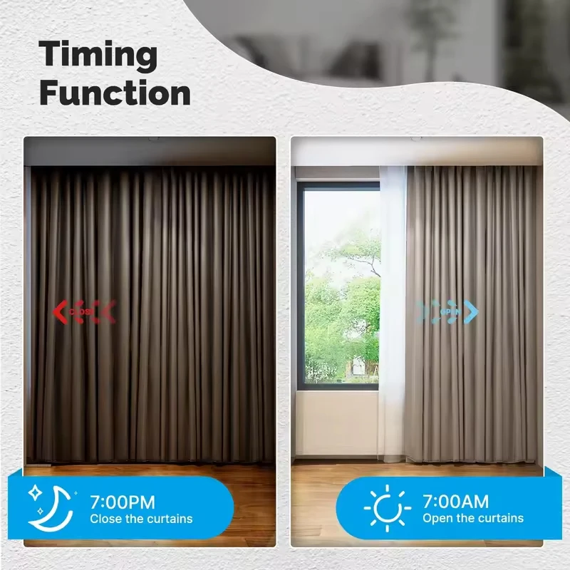 MOES Tuya WiFi/ZigBee Smart Curtain Switch Mini Module For Rocker Reset Switch, App Remote Control Work With Alexa Google Home