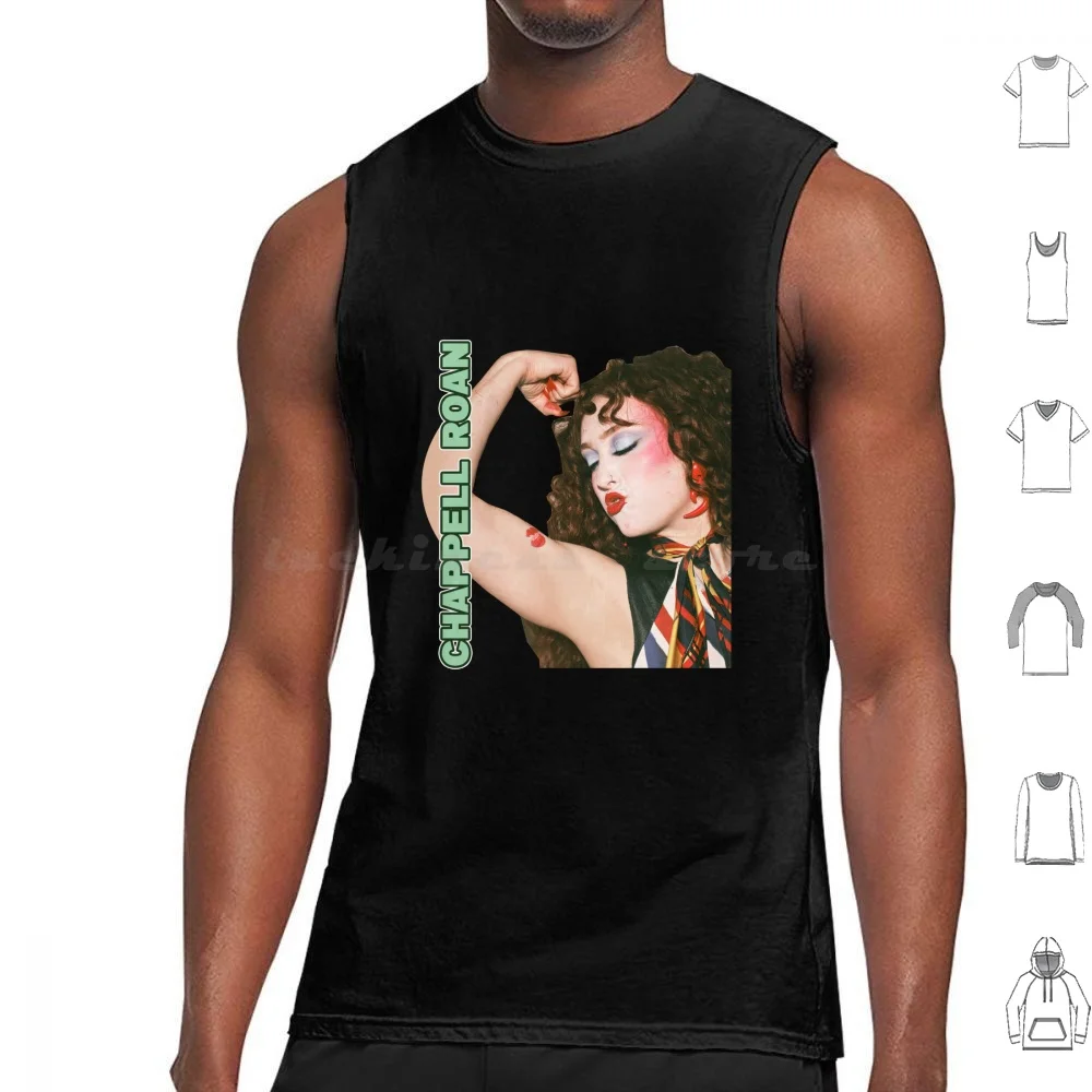 Chappell Roan Kisses Tank Tops Print Cotton Chappell Roan Pink Club Music Pink Chappell Hot To Go Red Wine Supernova Rise