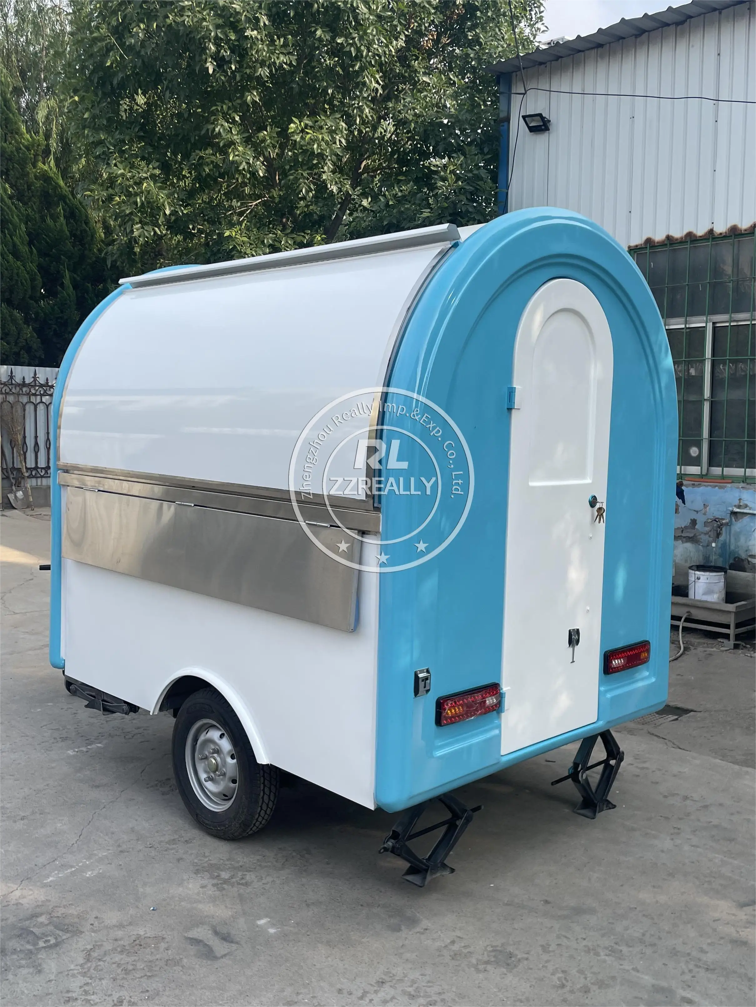 Concession Food Trailer Street Snack Hot Dog Truck Mobile Ice Cream Cart Design Snack Food Shop Kiosk