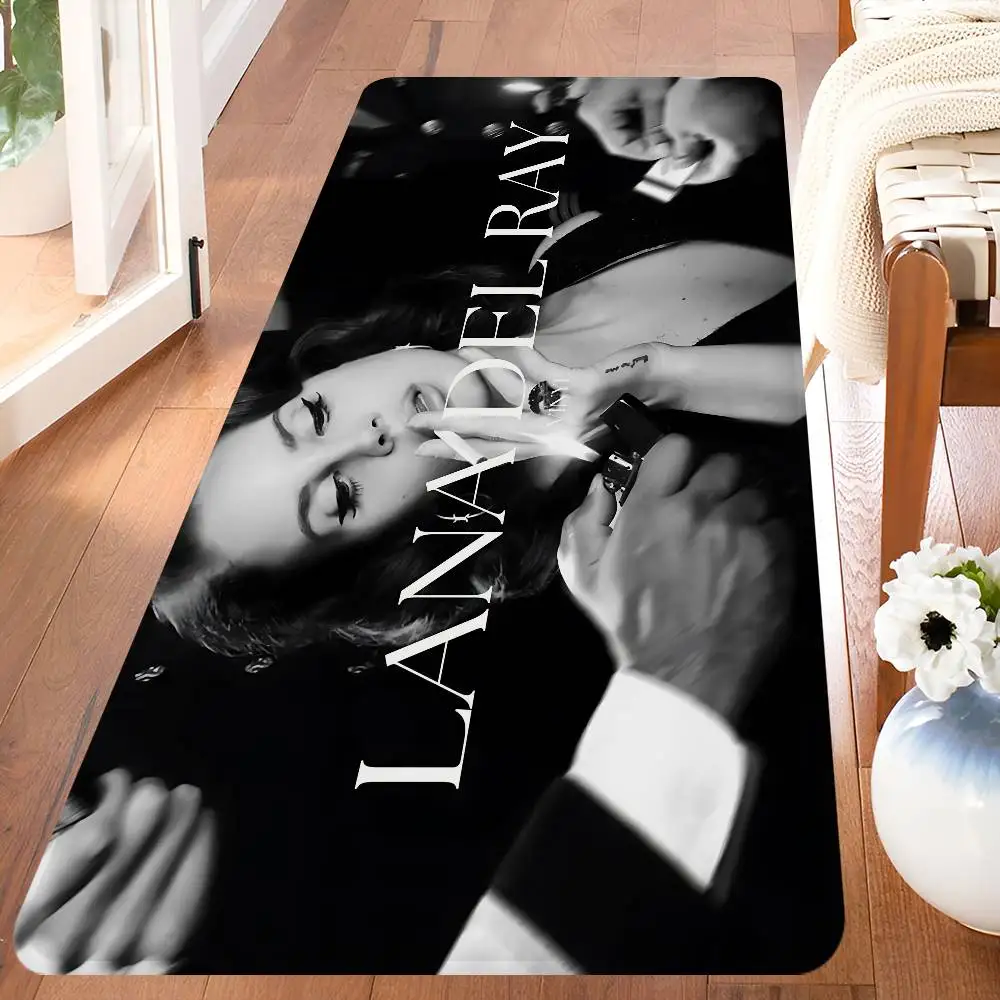 Singer L-Lana D-Del R-Rey Hallway Carpet Washable Non-Slip Living Room Sofa Chairs Area Mat Kitchen Doormat Area Rug