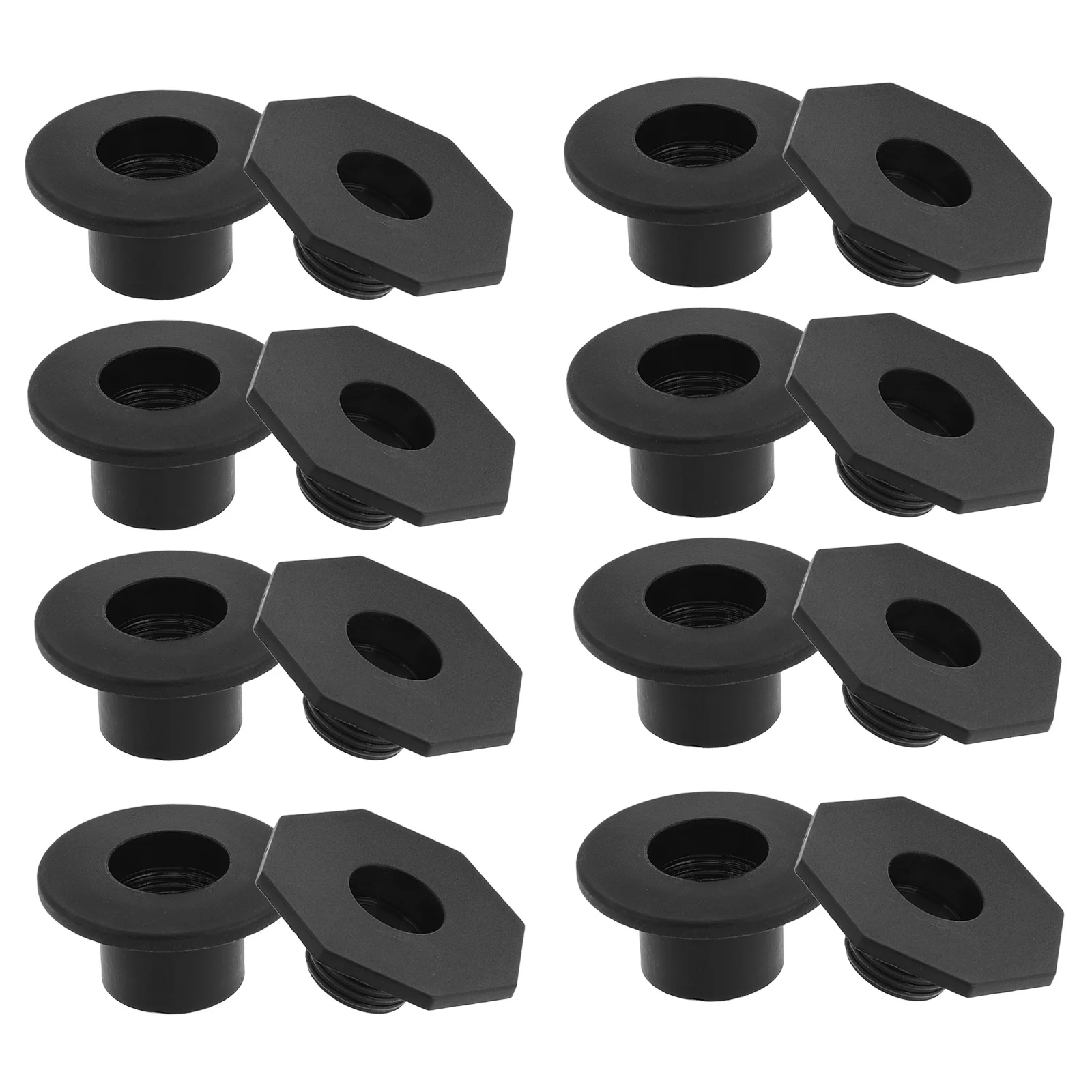 

8Pair Foosball Table Machine Bearings Set Smooth Rotation Durable Complete Male Female Bushings Foosball Replacement Parts