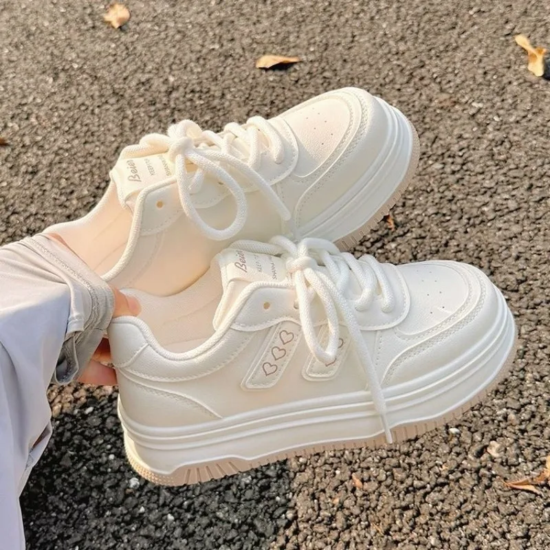

Fashion Women's Sneakers Lace Up Womens Casual Shoes Mesh Breathable Platform Shoes Autumn 2025 New Women Shoes Non Slip Tenis