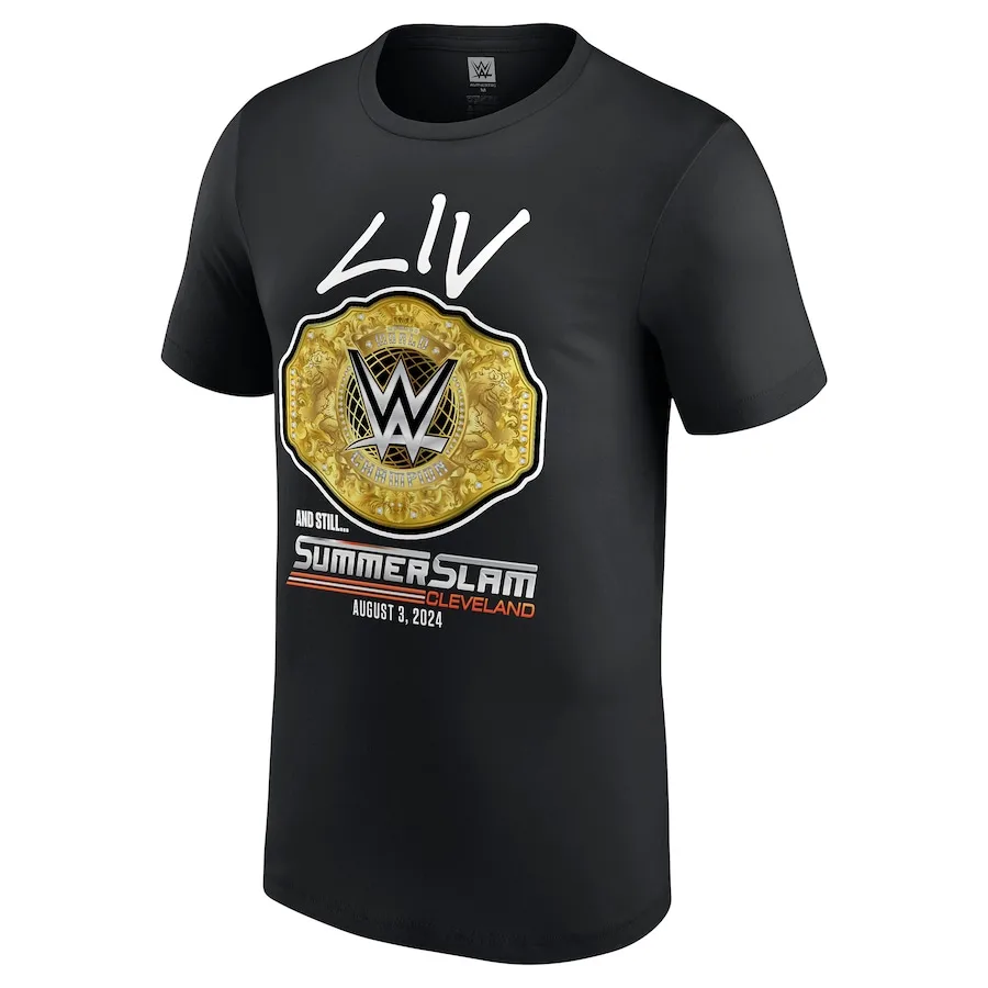 Men's Black Liv Morgan SummerSlam 2024 Winner T-Shirt