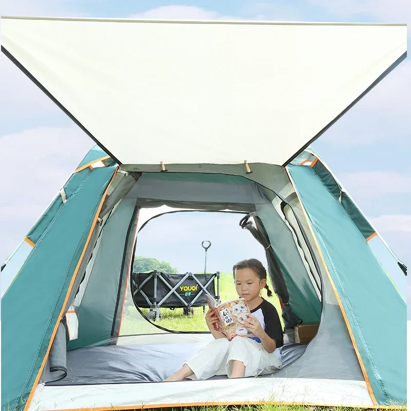 Outdoor Camping and mountaineering equipment Mini Kids Green Waterproof Tent