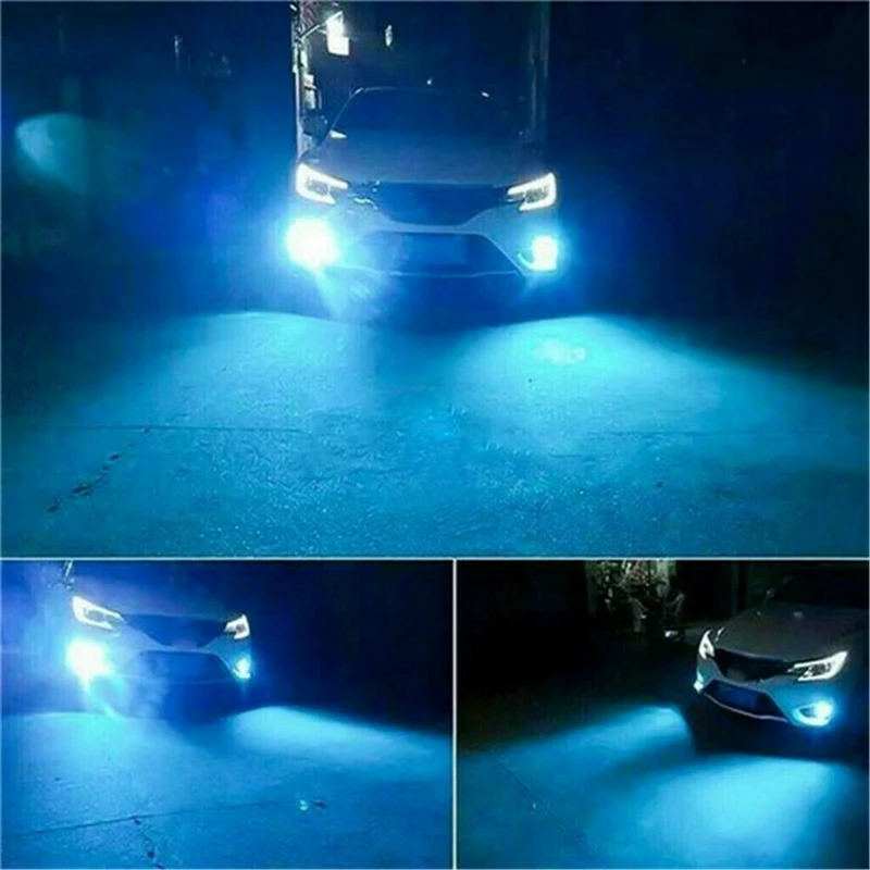 4X Super Bright H8 H9 H11 LED Headlight Bulb Kit HIGH/LOW Beam Light 8000LM 8000K Ice Blue 80W