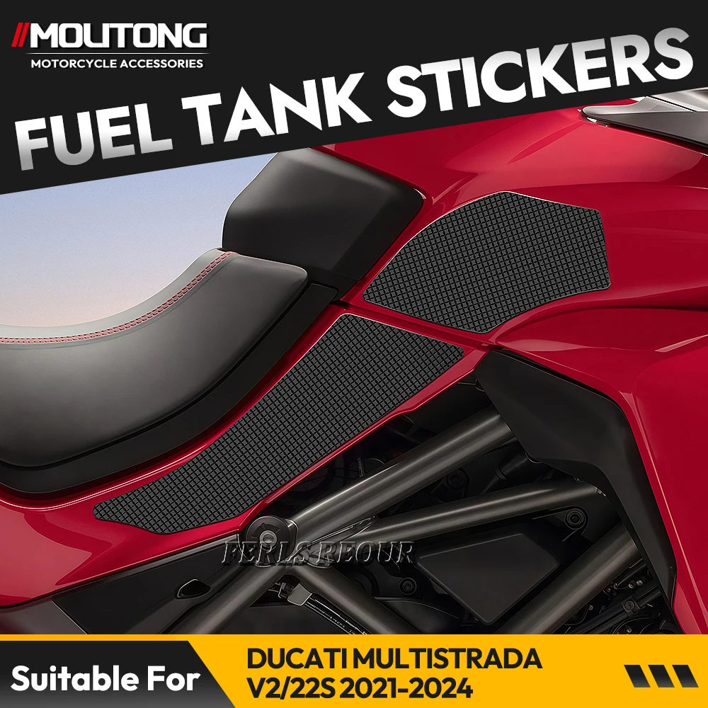 

Silicone Gas Tank Pad Non-Slip Anti-Scratch Protector for Ducati multistrada 1200 2015-2018 Motorcycles