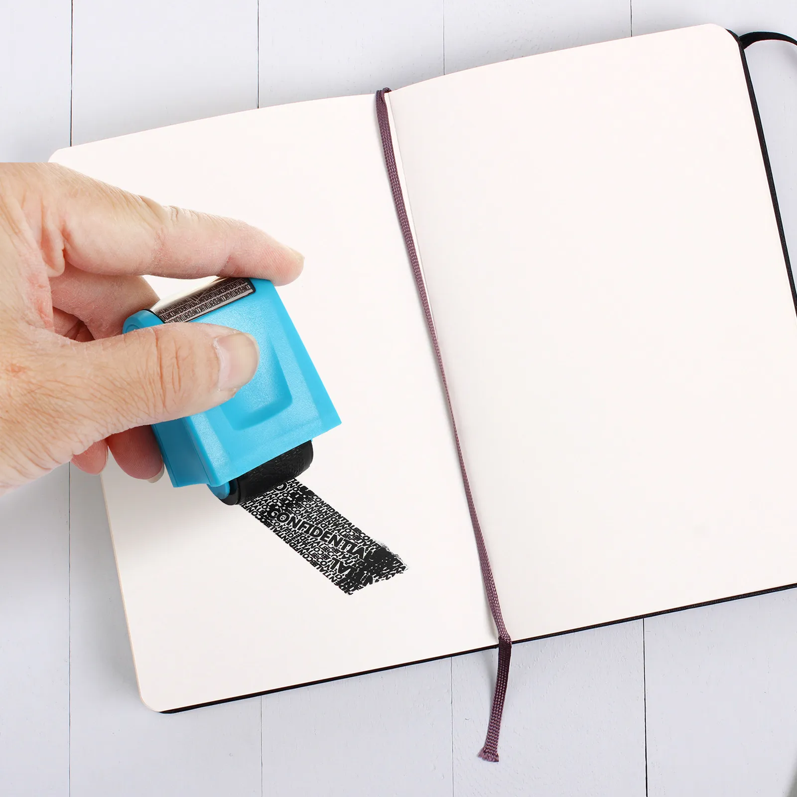 2Pcs Confidential Stamps Plastic Security Seals for Privacy Protection Garbled Address Stamping on Envelopes Packages Letters