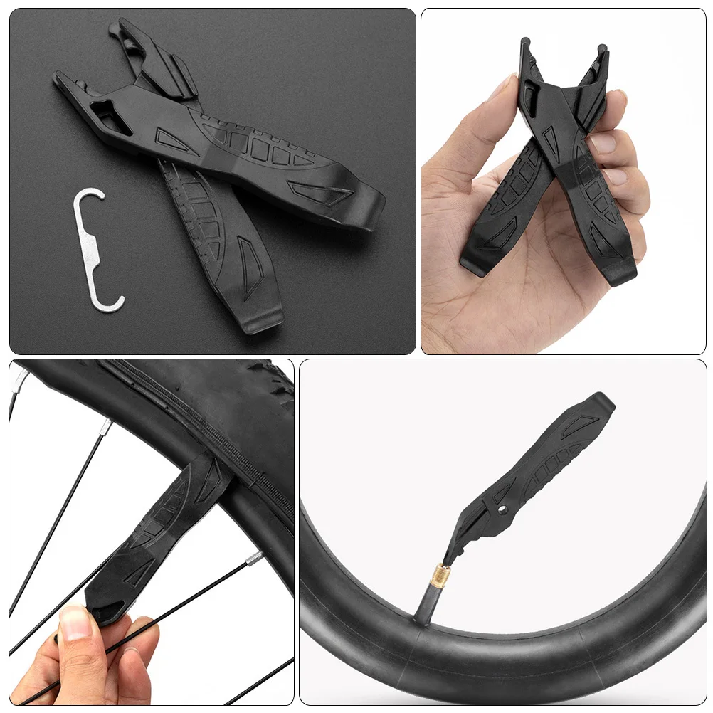 

Black Bike Buckle Plier Plastic Pry Tire Rod Durable Bike Repairing Accessory Quick-Link Tool Quick-Link Tool