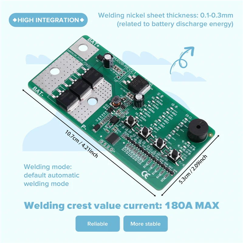 

【B07R】Машина для хранения печатных плат своими руками, 12 В, 100-900 А, мини-аппарат для точечной сварки, портативная батарея для сварки печатных плат