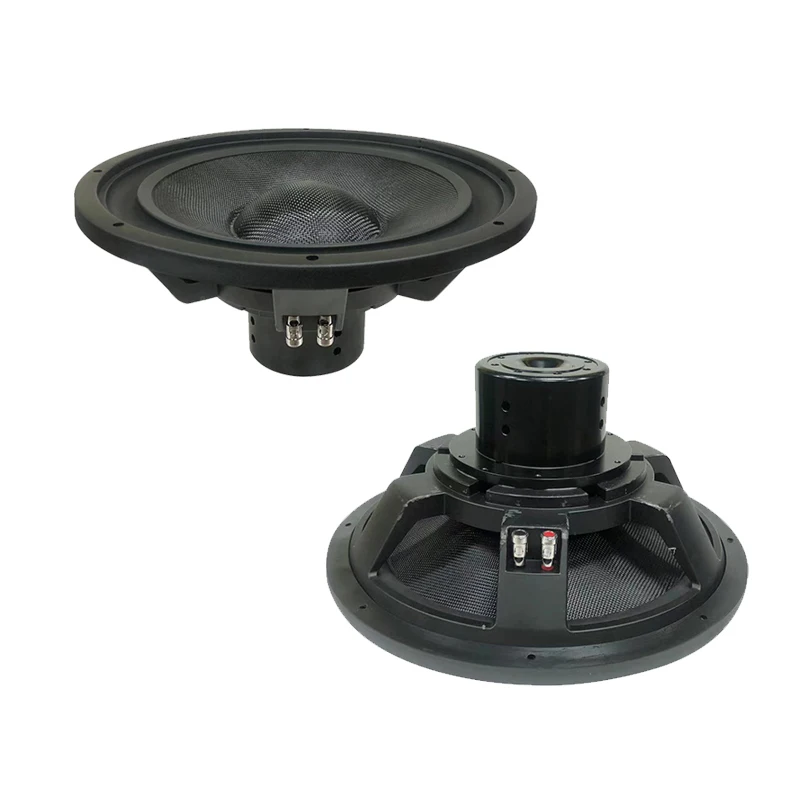 

HYW-1875-022 18-Inch Neodymium Magnet Car Subwoofer Speaker 1200W Dual Coil Subwoofer With Aluminium Frame 24V For Car Racing