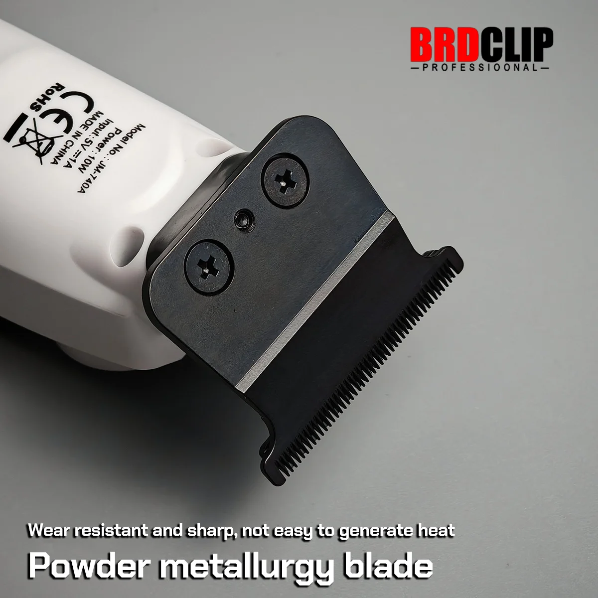 

Профессиональный электрический триммер для волос 7500 об/мин, машинка для стрижки волос BRD 130, светодиодный цифровой дисплей, R-образное лезвие, 1500 мАч, парикмахерская машина