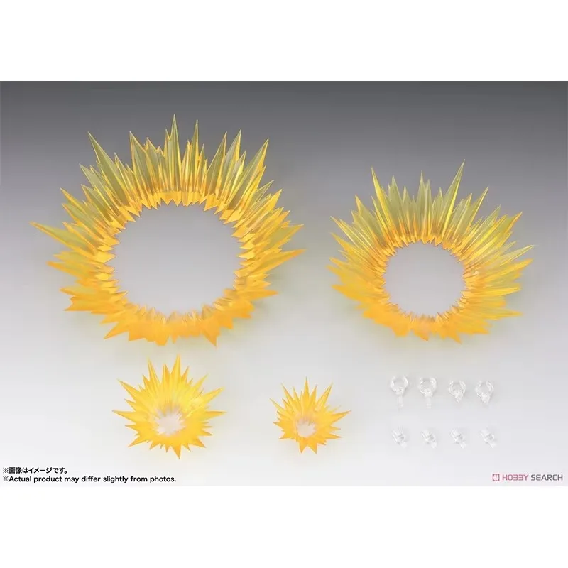 Stock Genuine BANDAI SPIRITS Tamashii Effect SHOCK IMPACT Yellow SMOKE White Ver. for S.H.Figuarts Authentic Model Accessories