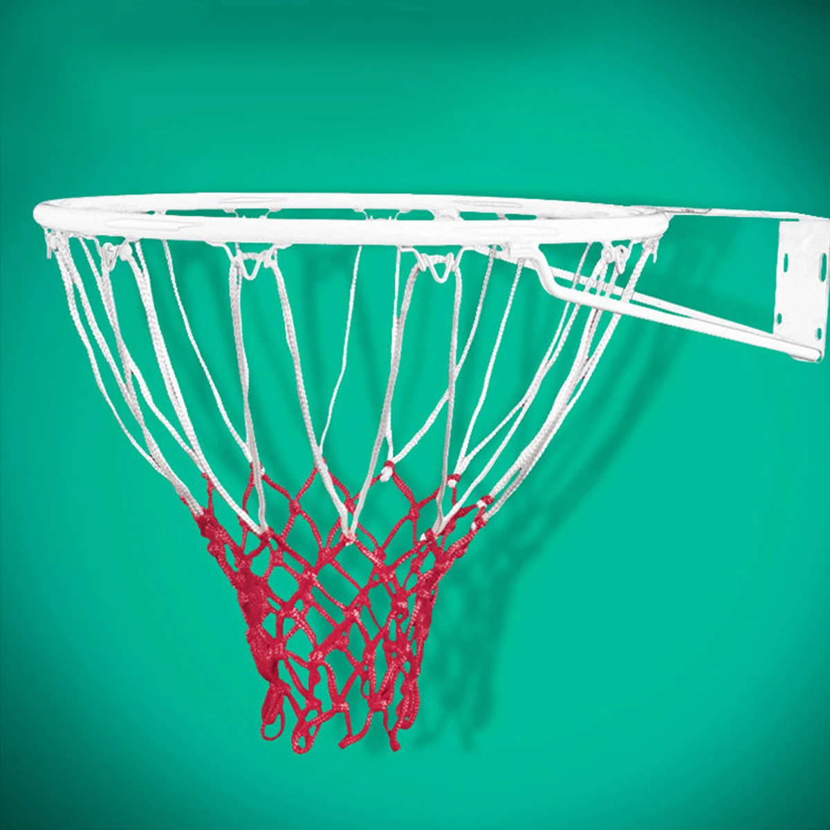 

Basketball Net Bag for Weather Conditions Multicolor Braided Official Size Sports Long-lasting