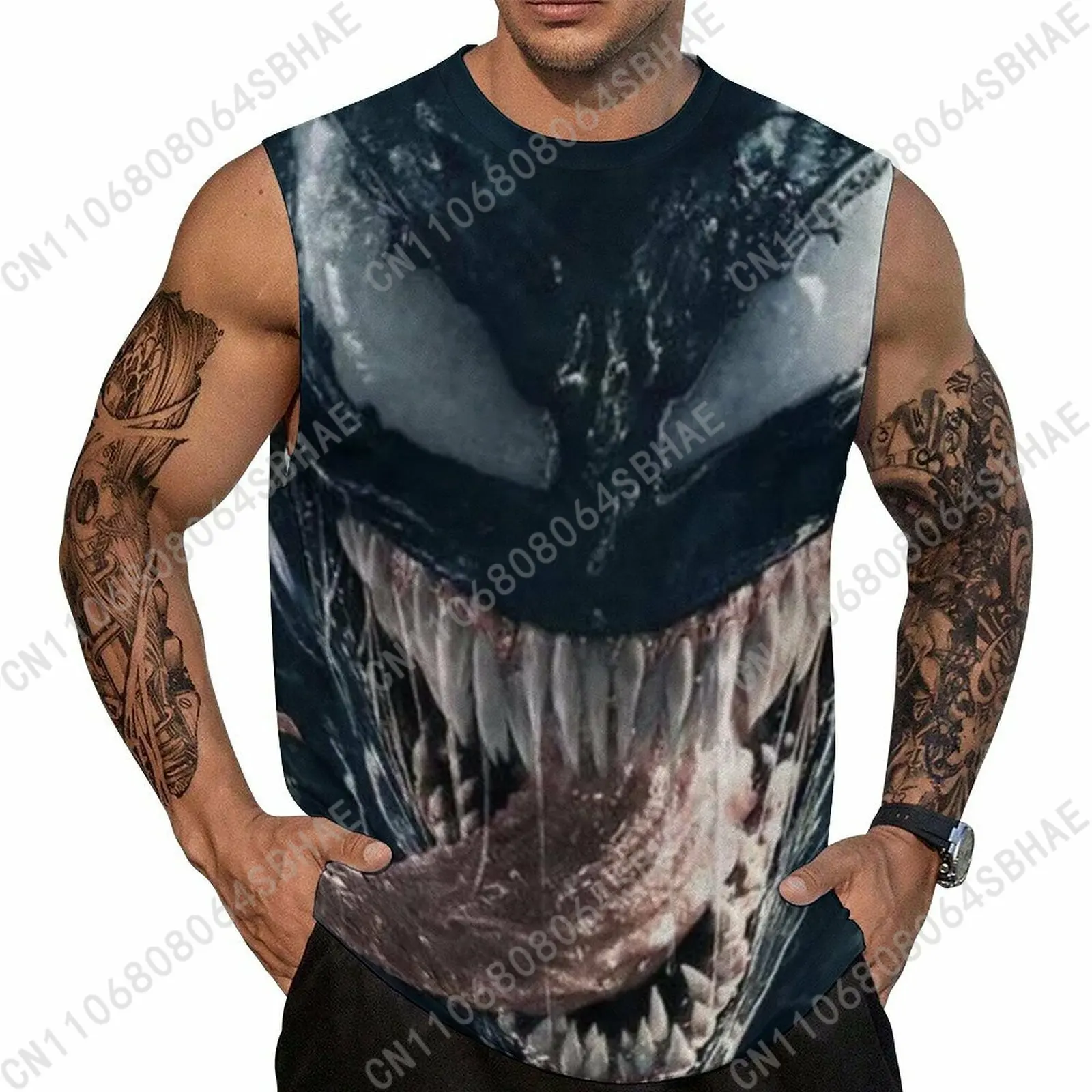 

Marvel Venom Custom Men's Sleeveless Shirt Personalized Tank Top Wear Summer Vest Tops Men Daily Use Cosplay