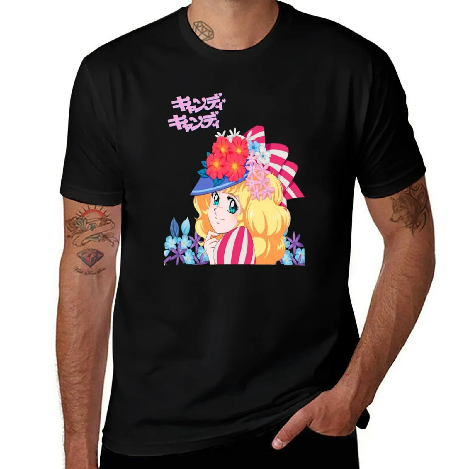 

Candy ! T-Shirt Funny t-shirts blue archive oversized valentines clothes mens t shirts