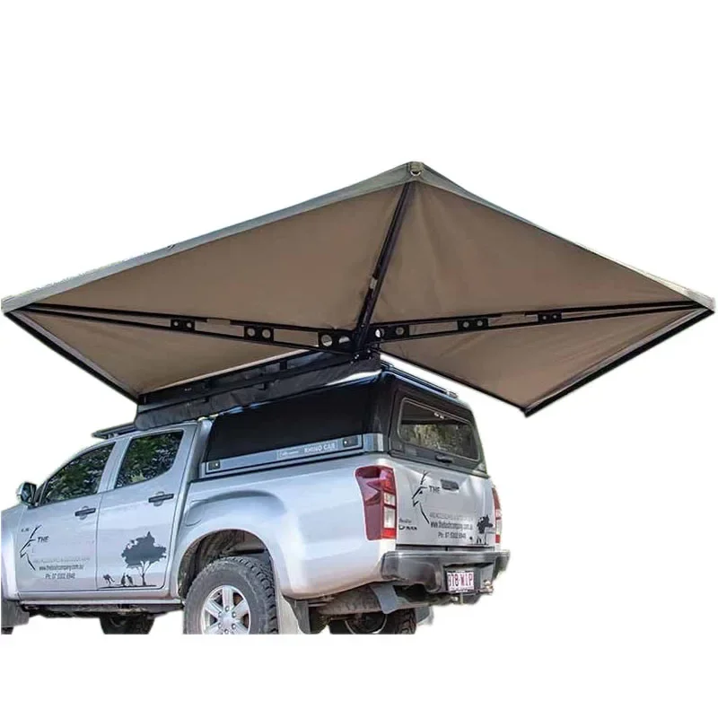 

Outdoor Camping Car Awning 4x4 Car Roof Side Shelter Tent Foxwing 270 Canopy Awning custom