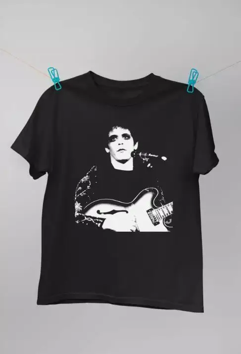 Lou Reed Cotton Black All Size Men Women Classic Tee Shirt