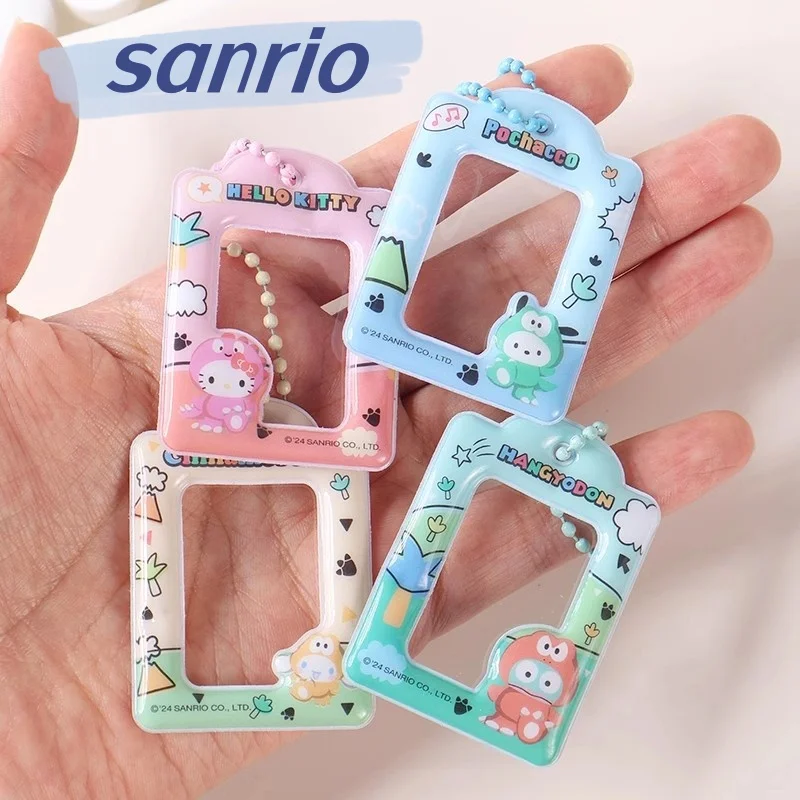 sanrio card holder cute hello kitty y2k kuromi cartoon cute little dinosaur student photo ID card holder animation children