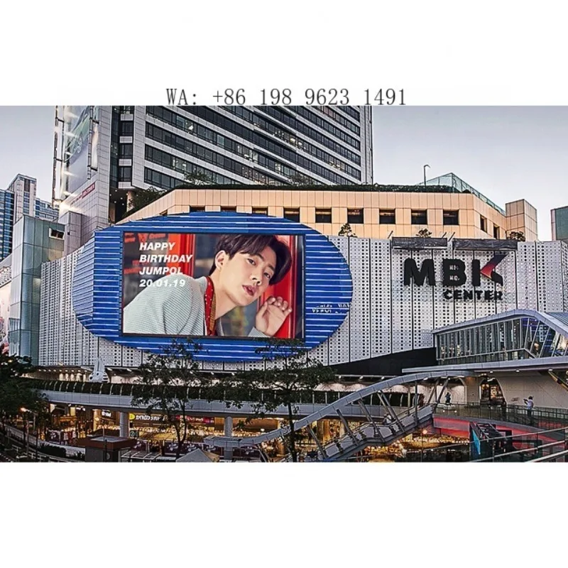 P8 Easy Install Outdoor LED Screen High Brightness Waterproof Fixed Panel for Exterior Giant Commercial Publicity Advertising