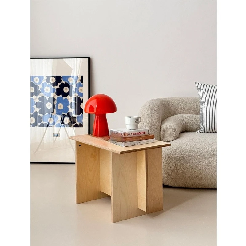 

Coffee shop table bench coffee table clothing store display shelves photo props side