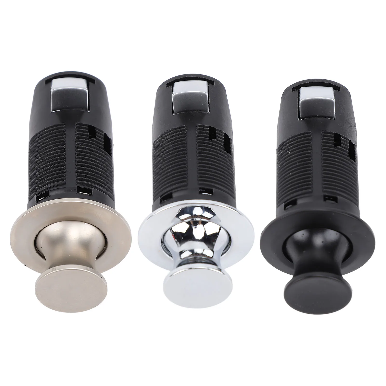 Cabinet Push Button Lock Stylish Look Keyless Cupboard Drawer Push Button Latch Knob for RV Yacht Motorhome Campervan